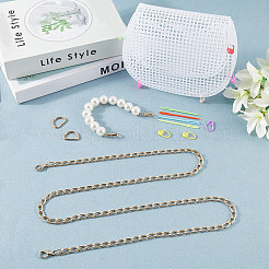 DIY-Sets zum Stricken und Häkeln von Plastiktaschen&nbsp;DIY-CP0012-64