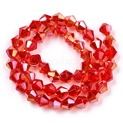 Trasparenti perle di vetro placca fili&nbsp;EGLA-TACDZ0005-6mm-03D