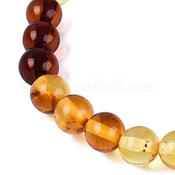 Bracciali di perline tratto ambra naturale&nbsp;BJEW-N041-04C-01