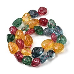 Chapelets des perles en quartzde cristal naturelles  pépites&nbsp;G-L154-26