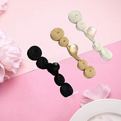 30 stücke 3 farben handgemachte chinesische frosch knoten tasten sets&nbsp;AJEW-CY0001-50