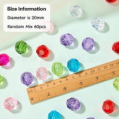 230g transparente Acrylperlen&nbsp;OACR-SZ0001-80