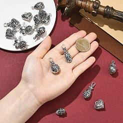 16 pièces 8 styles pendentifs en alliage de style tibétain&nbsp;FIND-CJ0006-10