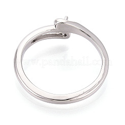 Fassungen für Cup-Peg-Ringe aus Messing&nbsp;KK-N274-29P