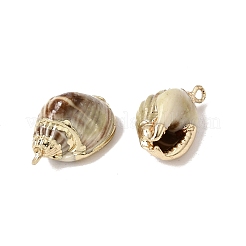 Anhänger aus Messing und natürlichen Muscheln&nbsp;SH-CBA27C9-07