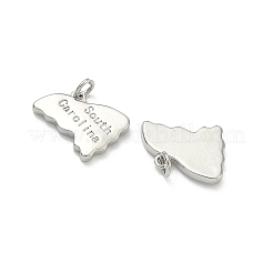 Messing Anhänger & Charms&nbsp;KK-D229-22P-P