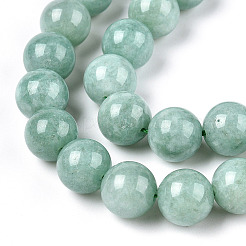 Natürliche myanmarische Jade / burmesische Jade-Perlenstränge&nbsp;G-T064-22-10mm