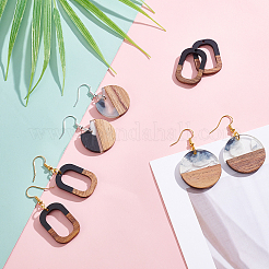 Kit per la creazione di orecchini pendenti in legno fai da te&nbsp;DIY-OC0006-88