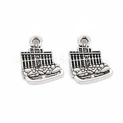 Breloque en alliage de style tibétain&nbsp;TIBEP-N011-016