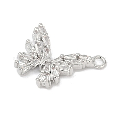 Pendentifs avec zircon cubiques à micro-pavés en laiton&nbsp;KK-Z094-15P