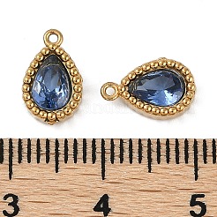 Placcatura ionica (ip) 304 acciaio inossidabile micro pavé zirconia cubica charms&nbsp;X-STAS-K256-20G-01