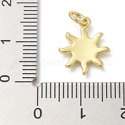 Emaille-Anhänger mit Zahnstangenbeschichtung aus Messing&nbsp;KK-K392-50G-04