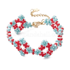 Bracciali a maglie in acciaio inossidabile 304&nbsp;BJEW-MZ00141