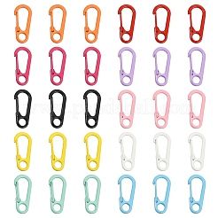 Anelli del cancello a molla in lega verniciati a spruzzo 30 pz 10 colori&nbsp;KEYC-CJ0001-03