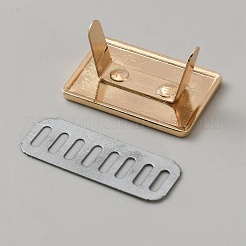 Étiquettes rectangulaires vierges en alliage&nbsp;FIND-WH0173-409A-G