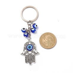 Hamsa Hand Schlüsselanhänger mit bösem Blick&nbsp;KEYC-JKC00408