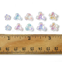 100 pieza de 5 estilos de tapas de abalorios acrílicas con revestimiento UV&nbsp;FIND-FS0002-87