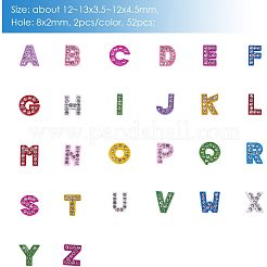 Charms in lega di zinco a colori misti&nbsp;ALRI-PH0001-04
