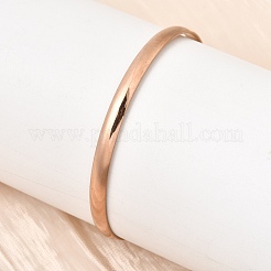 Bracelets simples en acier inoxydable 304 pour femmes et hommes&nbsp;BJEW-Z167-01M-04