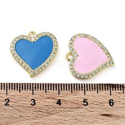 Pendentifs en laiton zircon cubique transparent&nbsp;KK-F871-05G