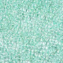6/0 perline rotonde di vetro trasparenti all'interno colorate&nbsp;SEED-N006-004C