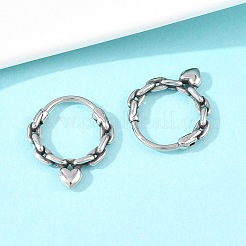 Boucles d'oreilles cartilage en acier inoxydable 316&nbsp;AJEW-C044-16A-AS