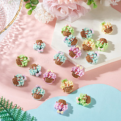 20 Stück opake Harz-Cabochons&nbsp;CRES-TA0001-84