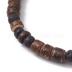 Braccialetti elasticizzati con perline rotonde miste da 4 mm&nbsp;BJEW-JB10260