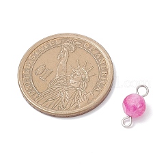 Natürliche bunte Turmalin Würfel Verbinder Charms&nbsp;PALLOY-JF04323-01