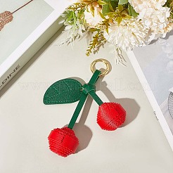 1 porte-clés en cuir PU avec alliage&nbsp;KEYC-SP0001-41C