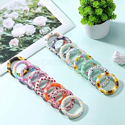 5 anneau de perles focales en silicone écologique de qualité alimentaire&nbsp;JX894J