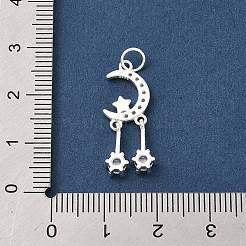 925 pendentif en argent sterling avec zircone cubique transparente&nbsp;STER-G049-01A-S