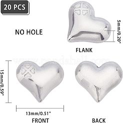 304 Edelstahlperlen&nbsp;STAS-UN0016-88P