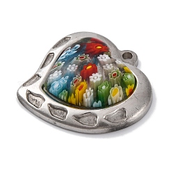 Handgefertigte Anhänger aus Millefiore-Glas&nbsp;STAS-Q342-01P