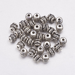 Perles en alliage de style tibétain&nbsp;TIBEB-Q043-AS-FF