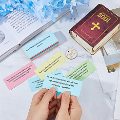 Boîte en bois pour versets bibliques&nbsp;AJEW-WH0609-844