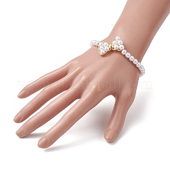 Bracciali a maglie di perle di conchiglia&nbsp;BJEW-JB11374