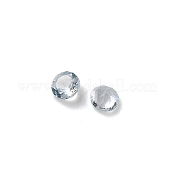 Gefärbte facettierte natürliche blaue Achat-Cabochons&nbsp;G-I295-05C-18B-08