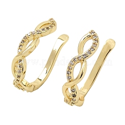 Boucles d'oreilles en laiton avec micro pavé de zircone cubique pour femmes&nbsp;CU-CBAE7DF-20G