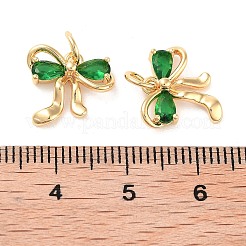 Ottone micro spianare pendenti zirconi&nbsp;KK-B102-12G-02