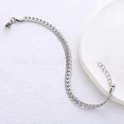 Titan Stahl Paar Armband minimalistisch stylisch trendiges Unisex Accessoire&nbsp;QL0447