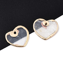 Natürliche Capiz Shell Charms&nbsp;SSHEL-N034-130B-01