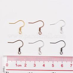 1 scatola 6 color ottone ganci orecchino&nbsp;KK-JP0009-NF