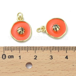 Pendentifs d'émail en laiton &nbsp;LS-KK-D384-01G-01