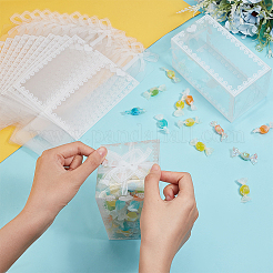 Transparente PVC-Geschenkbox für Süßigkeiten&nbsp;CON-WH0085-58C