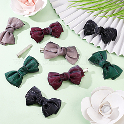 8 Stück handgemachte Organza-Schleife in 4 Farben&nbsp;DIY-FG0004-32