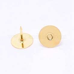 Umweltfreundliche Messingkopfstifte&nbsp;KK-WH0034-50G