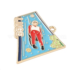 Pendentifs en alliage émaillé pour le sport&nbsp;LS-ENAM-I074-01G-13
