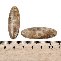 Natürliche fossile Korallenanhänger&nbsp;G-B187-01C-02
