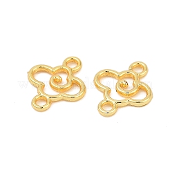 Ciondoli connettore fiore cavo in lega&nbsp;FIND-H012-01G